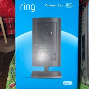 Ring Outdoor Security Camera in Black